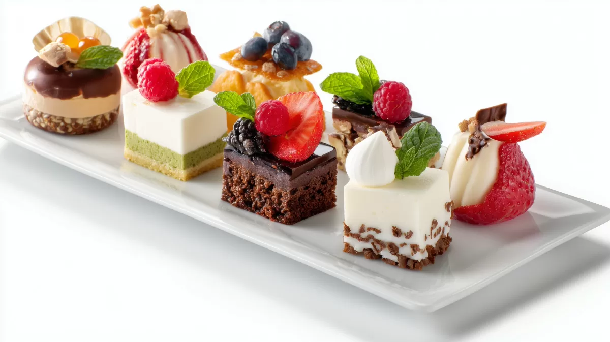 Köstliche Dessertauswahl - Leckere Kuchen und Desserts