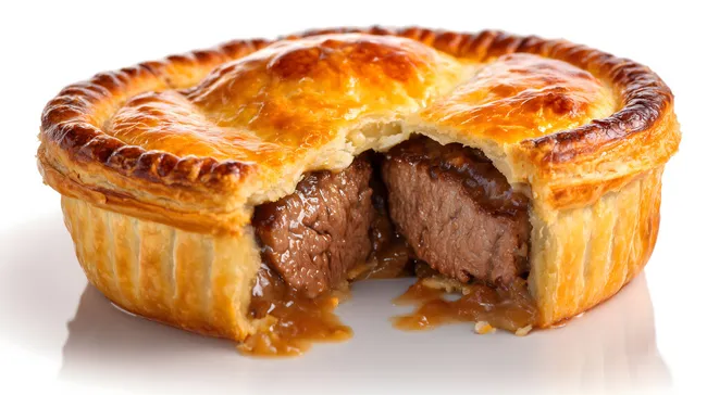 Köstliche Fleischpastete in knuspriger Kruste