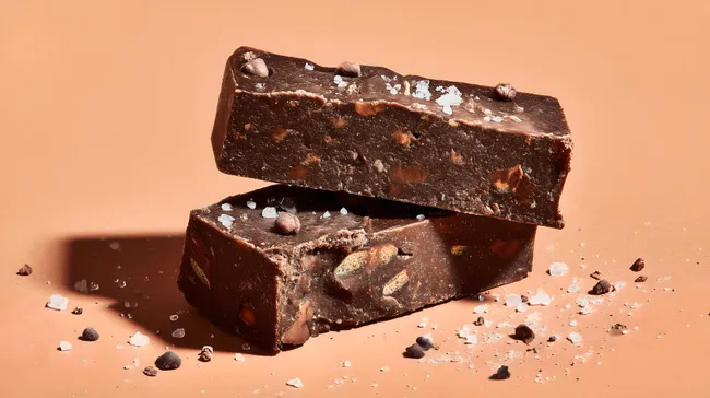 Köstliche Schokoriegel mit Meersalz