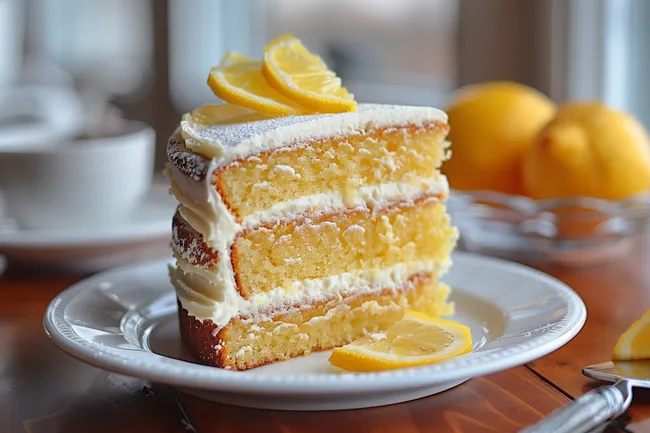 Köstliche Zitronentorte mit Frischzitrone