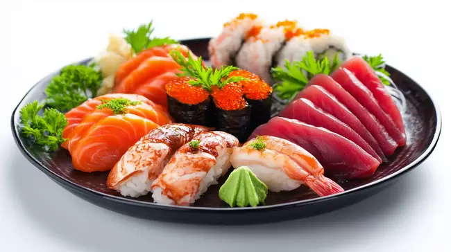 Köstliches japanisches Sushi-Gericht