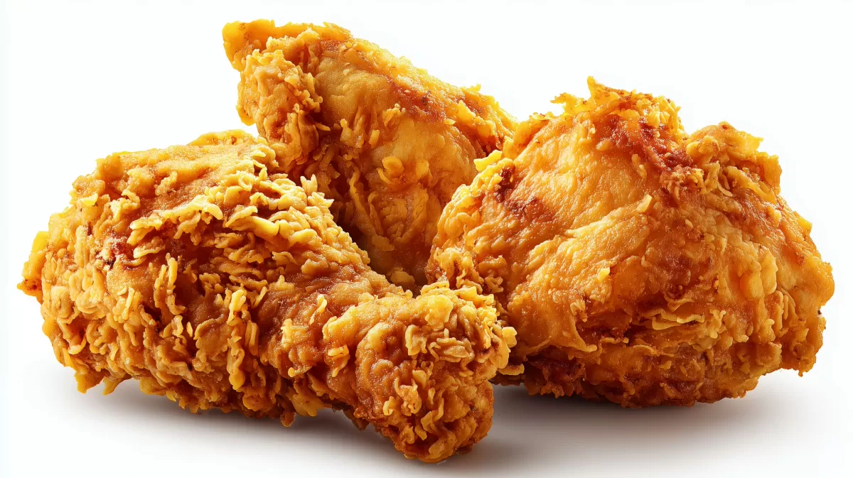 Köstliches knusprig-goldenes Hähnchen