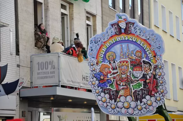 Köln hat was zu beaten! (Rosenmontagszug 2011, Köln(