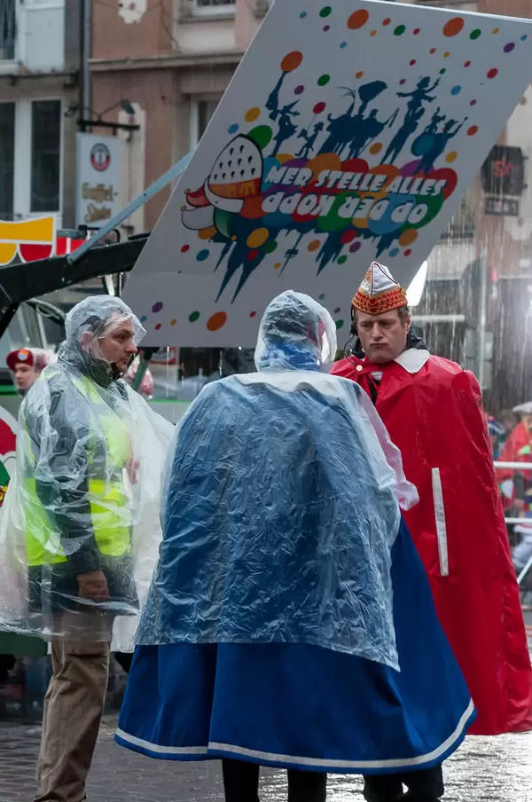 Kölner Karneval 2016 im Regen