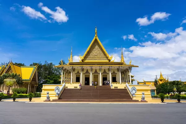 Königlicher Palast in Phnom Penh, Kambodscha