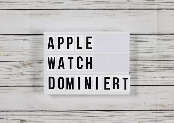 Konkurrenz am Boden: Apple Watch dominiert den Smartwatch-Markt
