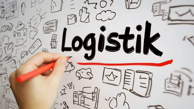 Konzept der Logistik und Lieferkette