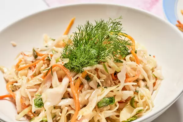 Korean style cabbage salad