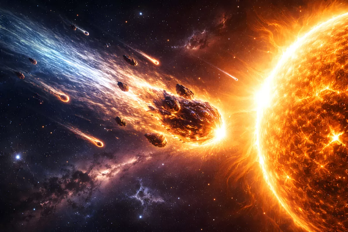 Kosmische Katastrophe im Weltall