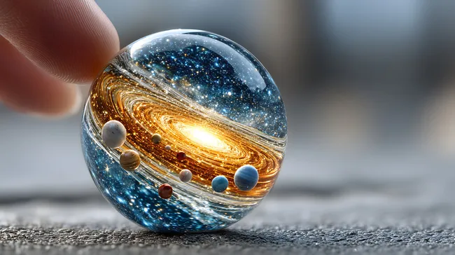 Kosmos in einer Glaskugel - Geheimnisvolle Galaxie