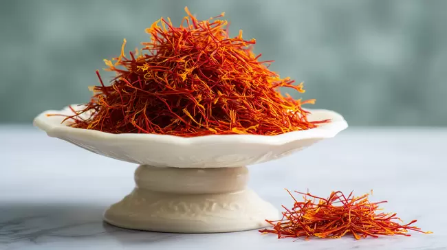 Kostbares Safran-Gewürz aus dem Iran