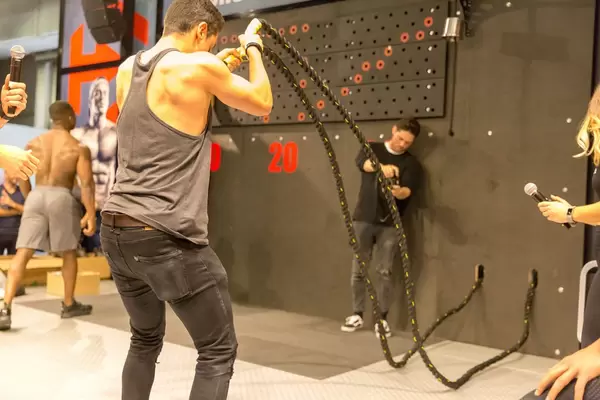 Kraft-Ausdauertraining mit wilden Seilen - FIBO Köln 2018