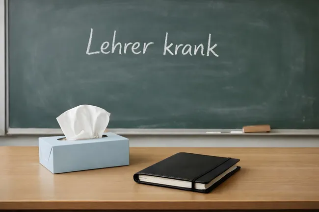 Kranker Lehrer im Klassenzimmer - Kostenfreies Stockfoto