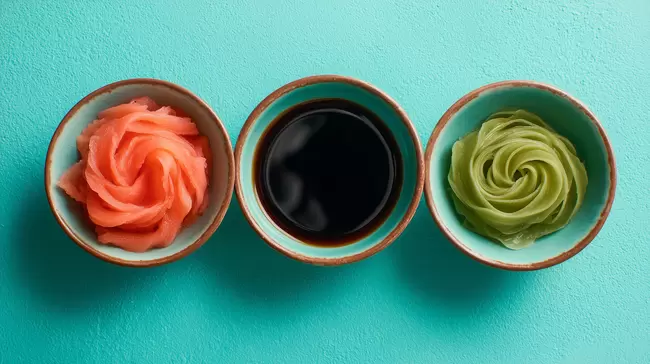 Kreative Deko aus bunten Saucen und Cremes