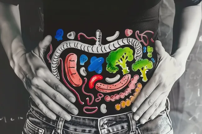 Kreative Illustration des menschlichen Körpers