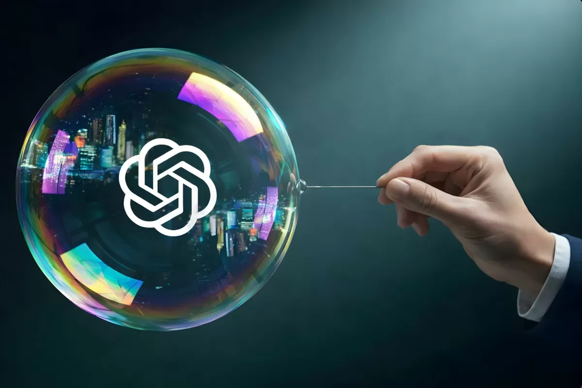 Kreative Inspiration in einer Blase: Digitale Transformation