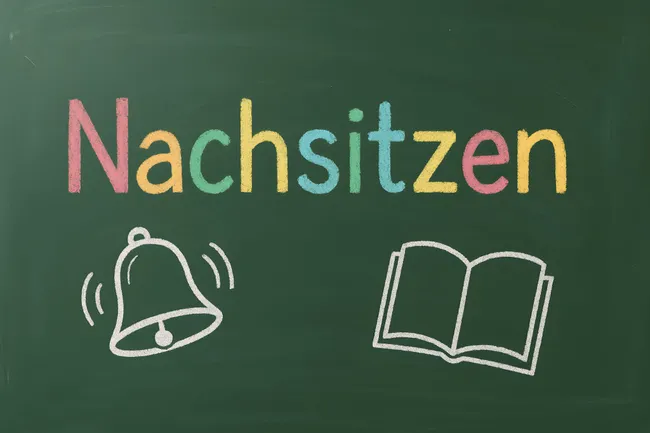 Kreative Schulvorbereitung mit farbiger Schrift