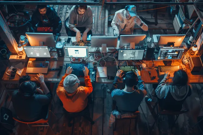 Kreative Tech-Experten bei der Arbeit