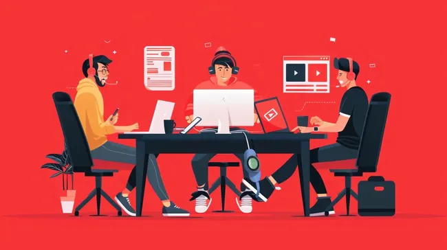 Kreative Zusammenarbeit von Influencern und Youtubern