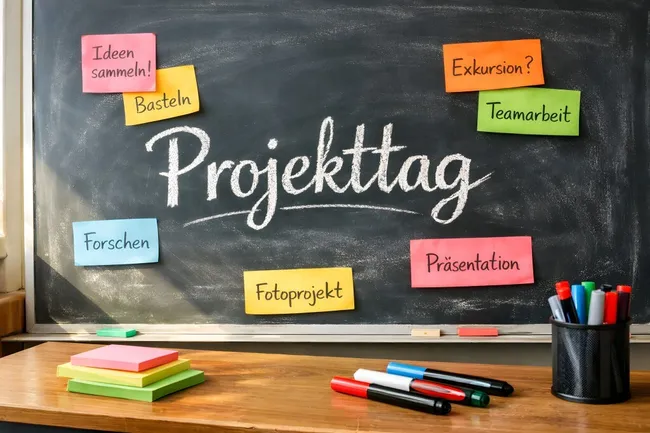 Kreativplanung im Klassenzimmer: Projekttag an der Schule
