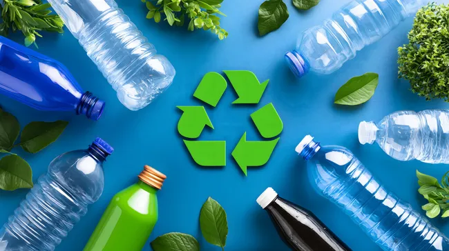 Kreislauf der nachhaltigen Plastikverwendung