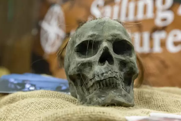 Künstlicher Totenschädel