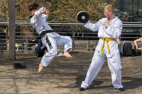 KWON training outdoors - FIBO Cologne 2018