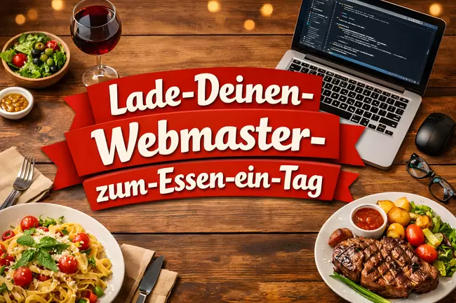 Lade-Deinen-Webmaster-zum-Essen-ein-Tag am 6. Juli