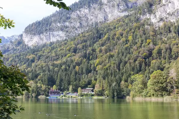 Lake Reintal in the Brandenberg Alps in Tyrol, Austria, the largest of the lakes near Kramsach