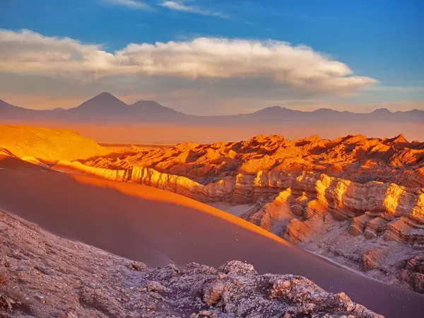 Landscape of mountain range in Chile / Landschaft der Bergkette in Chile