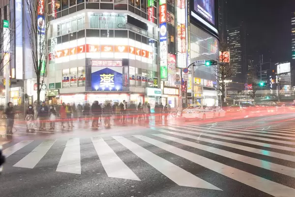Langzeitbelichtung - Tokyo, Japan