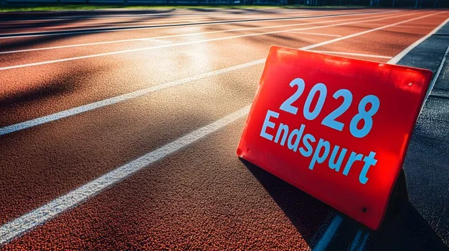 Laufbahn zum Saisonendspurt 2028