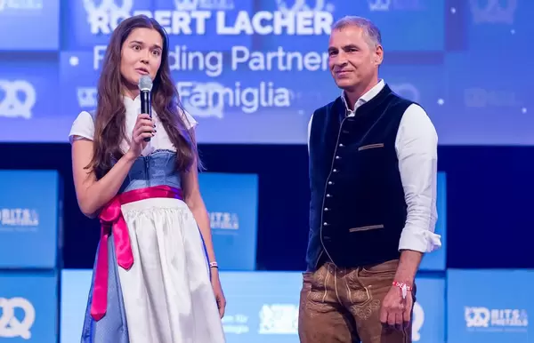 Laura Grimmelmann und Andreas Etten auf der Bit & Pretzels 2018