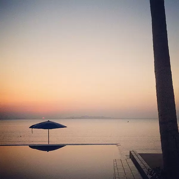 Leaving the paradise  #thailand #kohsamui #holiday #sea #sunset