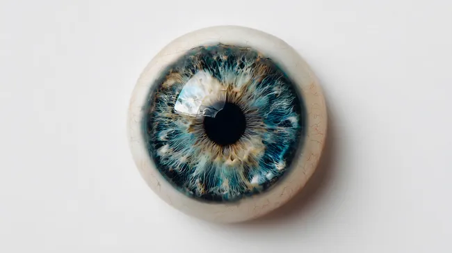 Lebendige Nahaufnahme des menschlichen Auges