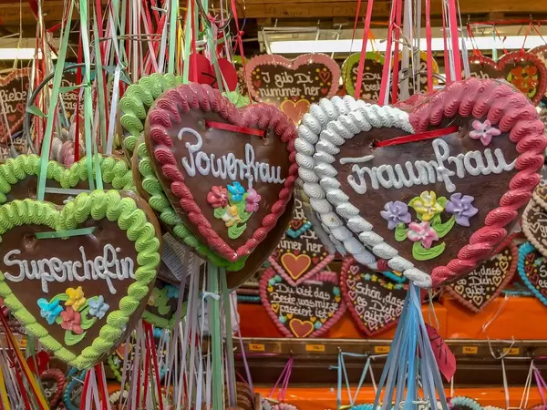 Lebkuchenherzchen vom Oktoberfest