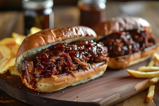 Leckere BBQ-Pulled-Pork-Sandwiches