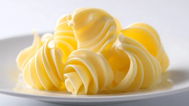 Leckere Butterblüten auf weißem Teller