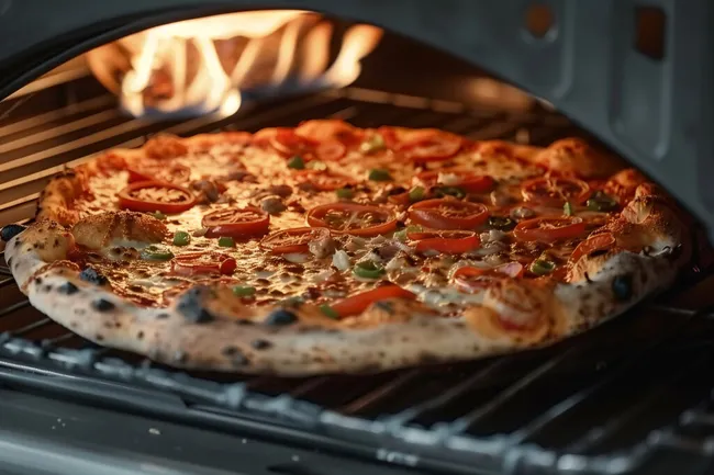 Leckere, ofenfrische Pizzapie