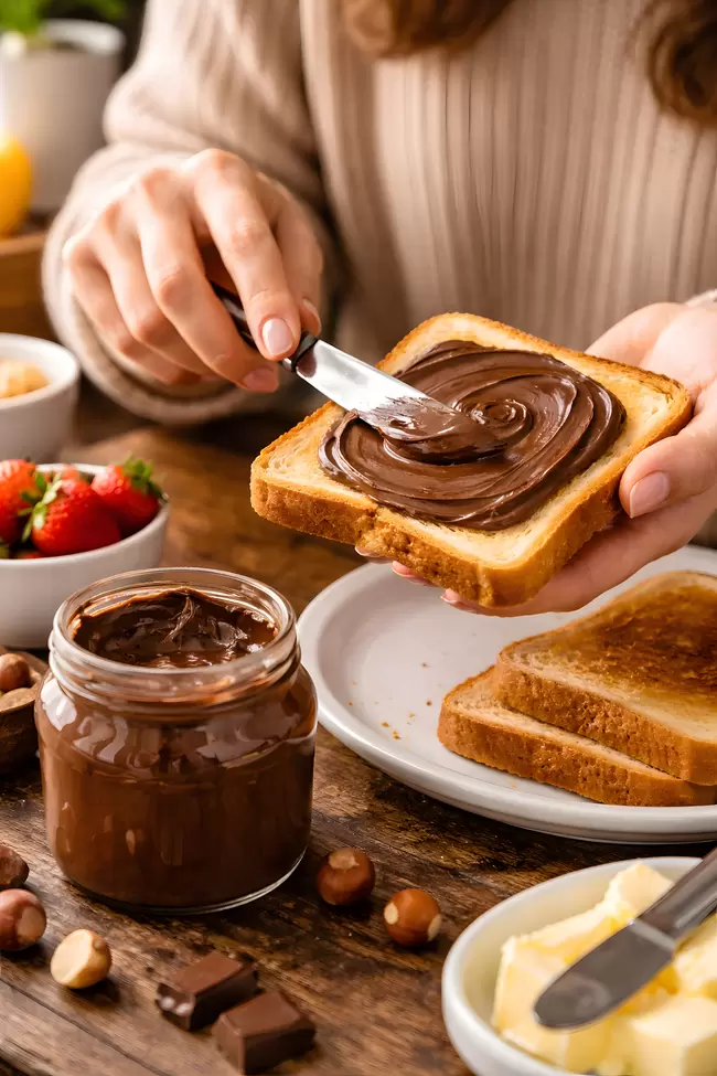 Leckere Schokoladenaufstrich-Brotzeit: Vielfältige Köstlichkeiten