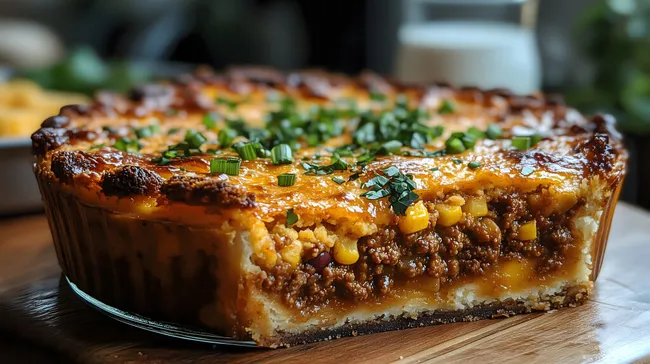 Leckere Shepherds Pie mit Hackfleisch und Gemüse