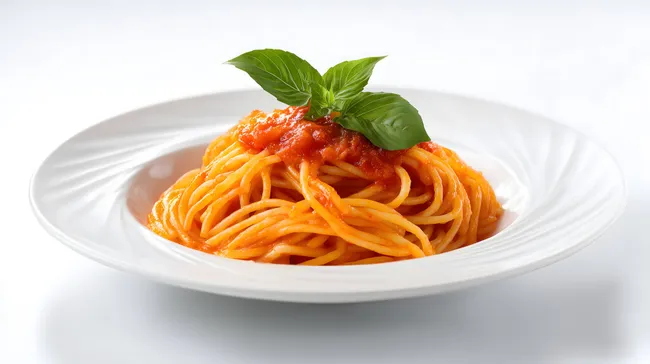 Leckere Spaghetti mit frischer Tomatensauce