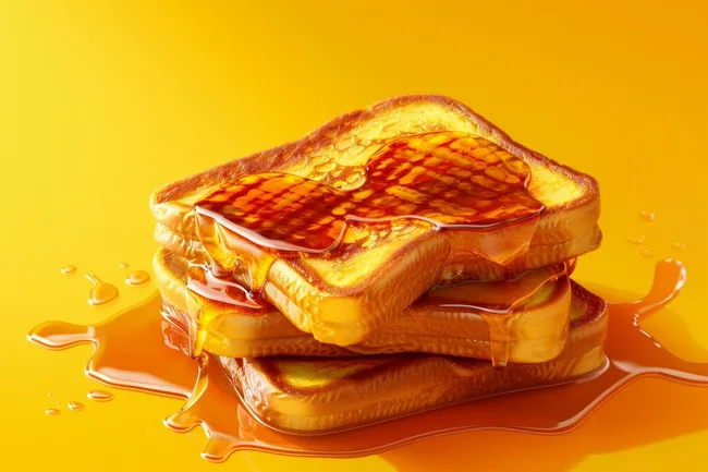 Leckerer Französischer Toast mit Ahornsirup