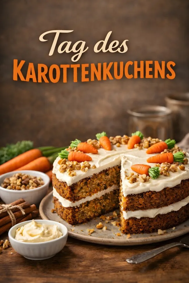 Tag des Karottenkuchens am 3. Februar