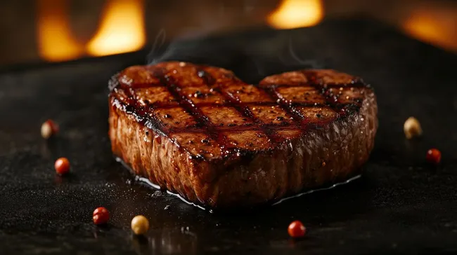 Leckeres Grill-Angus-Steak mit pikantem Bratenglanz