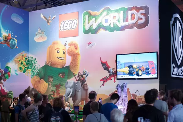 Lego Worlds Stand bei der Gamescom 2017