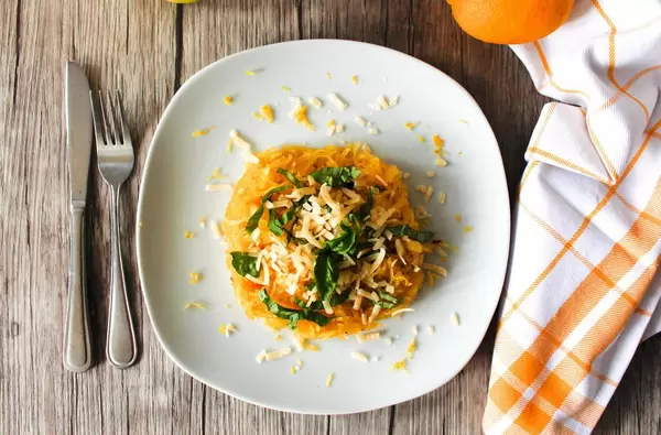Lemon and Basil Spaghetti Squash