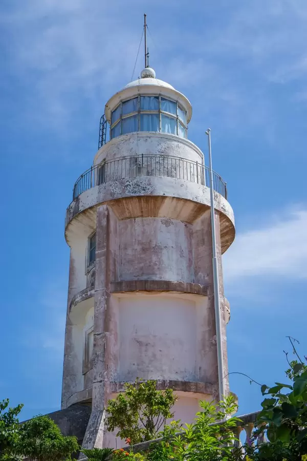 Leuchtturm im vietnamesischen Vung Tau im Stil französischer Architektur