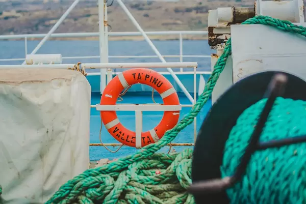 Life Ring Valleta On Ship