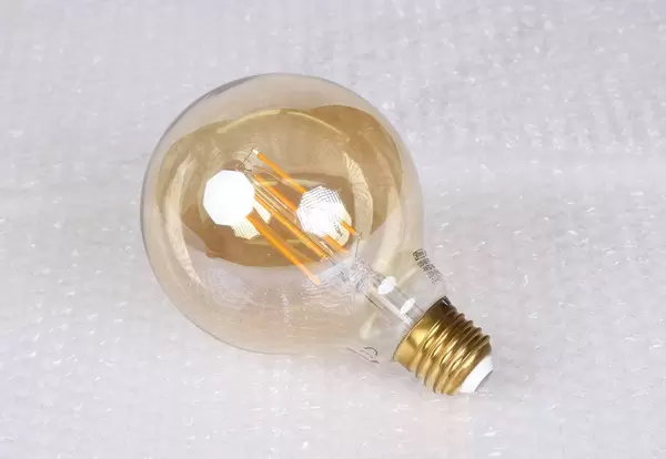 Lightbulb on bubble wrap